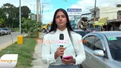 Choferes de la ruta A protestan por extensión hacia el nuevo hospital Ángel María Gatón