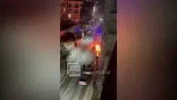 Përfshihet nga flakët makina në zonën e Ujit të Ftohtë në Vlorë, dyshohet defekt teknik