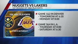 Nuggets to face Lakers in 1st round of playoffs