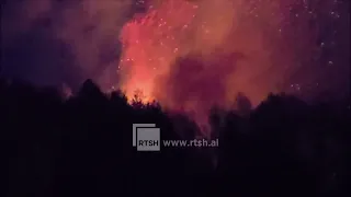 Situata e zjarreve në Krujë, vazhdon puna për vënien nën kontroll të flakëve, përparësi banesat