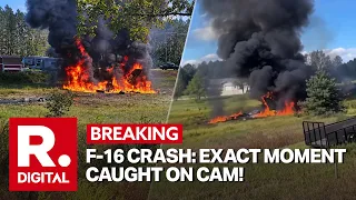 BREAKING: F-16 Crashes in Michigan During Training; Pilot Ejects Safely Near Traverse City