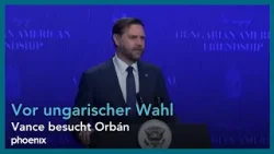 Besuch von JD Vance (US-Vizepräsidenten) vor ungarischer Wahl bei Viktor Orbán (Ministerpräsident) Besuch von JD Vance (US-Vizepräsidenten) vor ungarischer Wahl bei Viktor Orbán (Ministerpräsident)
