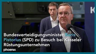 Verteidigungsminister Boris Pistorius (SPD) zu Besuch bei Kasseler Rüstungsunternehmen | 21.07.2026
