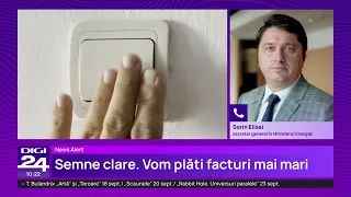 Sorin Elisei: Facturile la energie ar putea crește cu cel puțin 5% în 2027