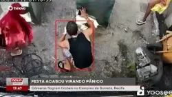 Cameras capture shooting during party in Campina do Barreto, Recife | #NovaGeral