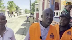 Direksyon Depatmantal MTPTC Nord'Est lanse ofisyèlman seri travay betonaj yo nan komin Fort-Liberté.