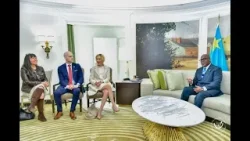 WASHINGTON LE PRESIDENT TSHISEKEDI A RENCONTREE CHEFFE DU BUREAU DE LA FOI DE LA MAISON BLANCHE