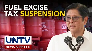 PBBM, iniutos ang suspensyon ng excise tax sa LPG at kerosene