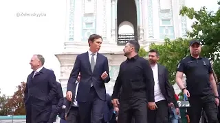 استقبال ولودیمیر زلنسکی از فرستادگان ویژه پرزیدنت ترامپ در کی‌یف