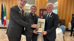 Rotary evening dedicated to Saint Francis and the Bishop wins everyone over