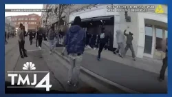 Полиция опубликовала видео с нательных камер, запечатлевшее хаотичный «захват территории подростк...