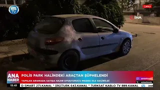 Police suspicious of parked vehicle