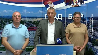 Razgovor o problemima meštana sela Kriivelj pred gradskom upravom, 28. avgust 2026.(RTV Bor)