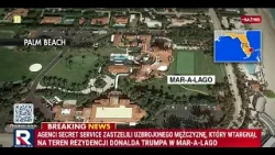 UZBROJONY MĘŻCZYZNA wtargnął na teren rezydencji Donalda TRUMPA! | Wydanie Specjalne