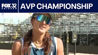 Geena Urango talks AVP League Championships in Chicago