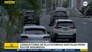 Conductores de plataformas digitales exigen seguridad ante ola de robos y crímenes