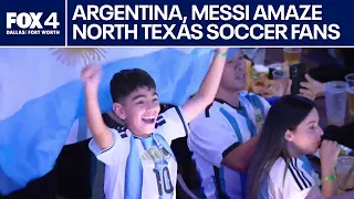Soccer fans across NTX take in Messi's goal, Argentina's win