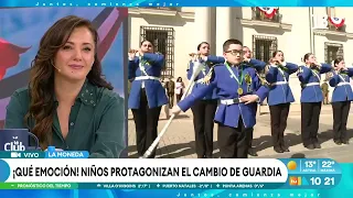 Winning marching band participated in the changing of the guard at La Moneda | Tu Día