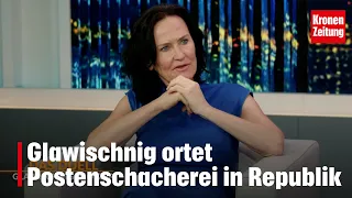 Glawischnig spots political cronyism in the Republic | krone.tv THE DUEL