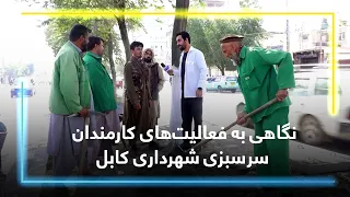 A Look at the Efforts of Kabul’s Greenery Workers / نگاهی به تلاش‌های کارمندان سرسبزی شهر کابل