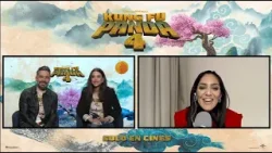 ¡EN EXCLUSIVA! Entrevista a OMAR CHAPARRO Y VERÓNICA TOUSSAINT (Kung fu panda 4) | A&E con Lu Sapena