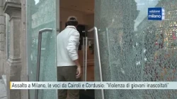 Milan, shops destroyed and passersby divided: the day after the assault in Cordusio and Cairoli