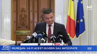 Siegfried Mureșan: Romania has two options, a new government or snap parliamentary elections