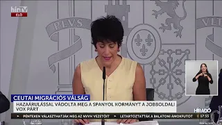 Hazaárulással vádolta meg a spanyol kormányt a jobboldali VOX párt - HírTV