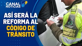 Traffic Code Reform: Government Proposes Cutting Fines by up to 50% | Noticias Canal 1