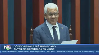 Código penal será modificado antes de su entrada a vigor | Noticentro