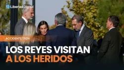 The King and Queen visit the accident victims at the Toledo Hospital