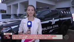 74-year-old woman tortured during robbery and has pets killed in Tangará