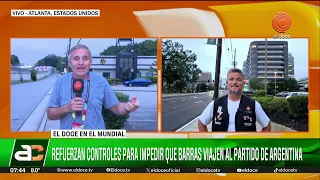 El Doce en Atlanta | El complejo operativo de seguridad que se prepara para Argentina vs Inglaterra