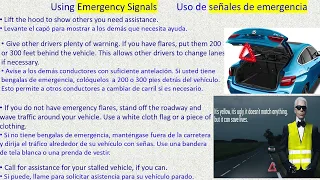 Driver's Safety Education Spanish Lesson 4