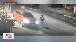 Bukas-kotse modus sa Angeles City, sapul sa CCTV | CLTV36 News Clip