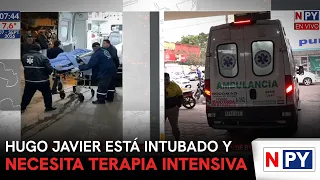 Hugo Javier is intubated and needs intensive care