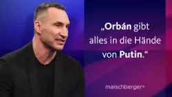 Wladimir Klitschko über vier Jahre Krieg in der Ukraine: „Wir werden nicht aufgeben!“ | maischberger