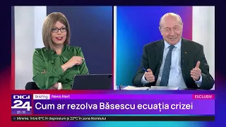 Briefing. Traian Băsescu: "We shouldn't be parading over these matters. The swarm test is coming up"