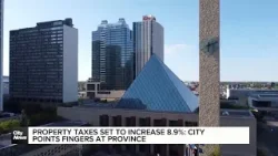 Property taxes set to increase 8.9%: City points fingers at province