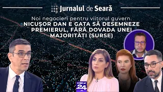 Jurnalul de seară. Nicușor Dan e gata să desemneze premierul, fără dovada unei majorități (surse)