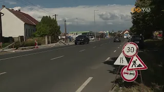 Elkezdődött a mozaikos kereszteződés átépítésének utolsó üteme
