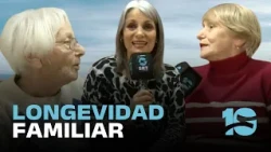 A long-lived family: Ema is 100 years old and her daughter Ana is 77 years old