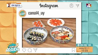 We are making authentic sushi with Satoru Okamoto