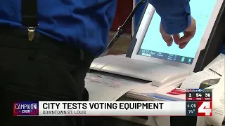 Missouri election officials test voting equipment ahead of primary