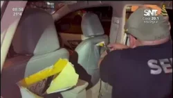 Incautan 133 kilos de marihuana ocultos en vehículo fronterizo