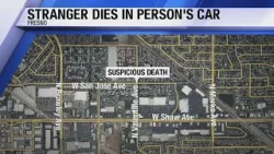 В припаркованном автомобиле во Фресно обнаружен труп мужчины.