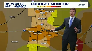 Latest Weather | Drought conditions continue, low rain chances Thursday evening