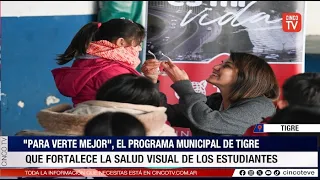 CINCO TV - VISION HEALTH: TIGRE DELIVERED 95 PAIRS OF GLASSES IN PUBLIC SCHOOLS