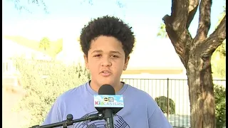 Kidcaster Carter gives your Thursday morning forecast from Kyrene de la Colina Elementary School