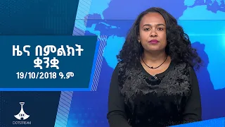 ዜና በምልክት ቋንቋ . . . 19/10/2018 ዓ.ም |etv |ebcdotstream |signlanguage
